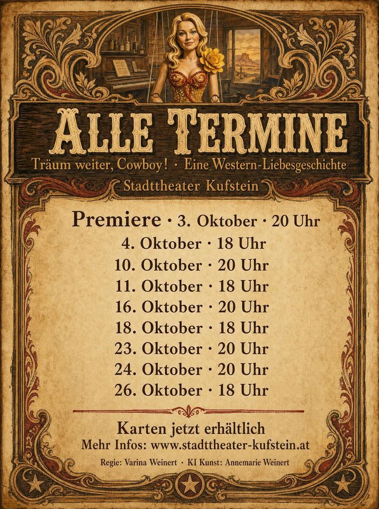 Träum weiter Cowboy. Westernkomödie