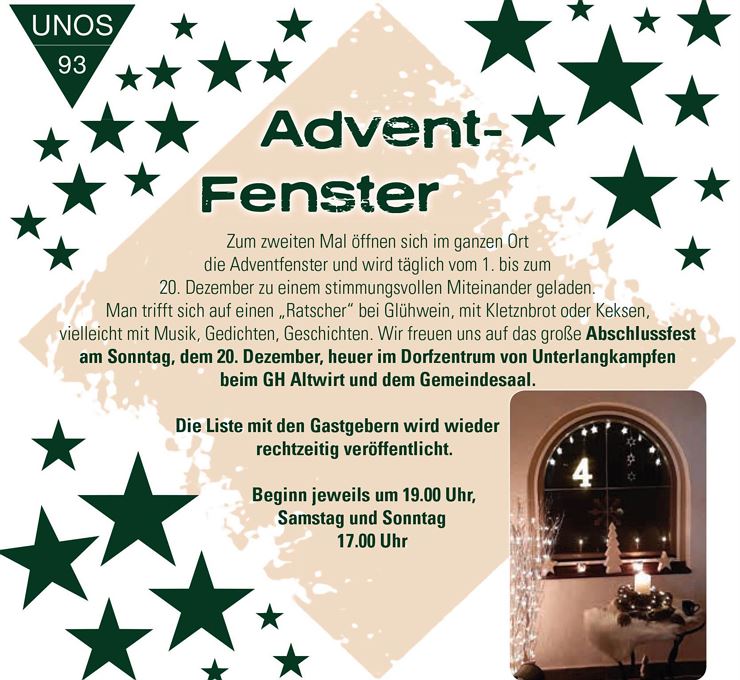 Adventfenster