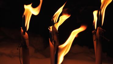 Hollywoodreife Fackelwanderung in Thiersee