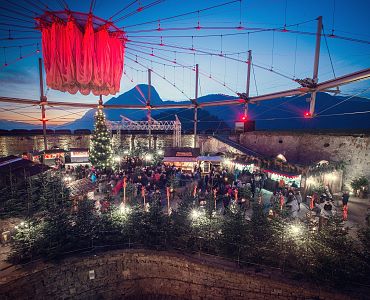 Mercatino di natale alla fortezza di Kufstein