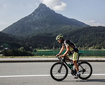 Rennradfahren beim Thiersee-Triathlon